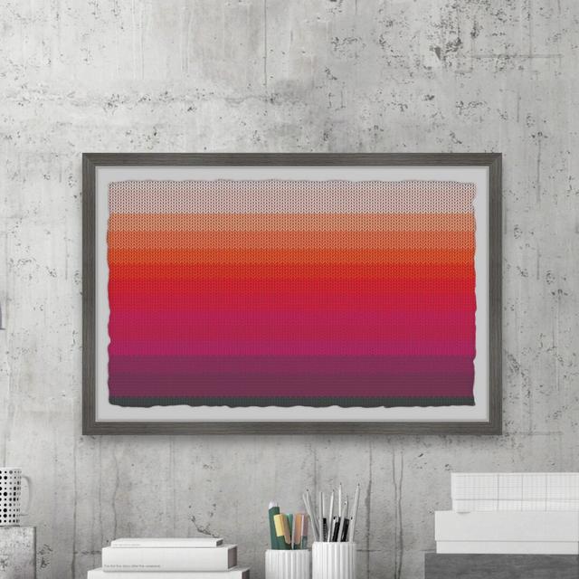 'Colour Shades' - Picture Frame Graphic Art Print on Paper 17 Stories Size: 38cm H x 45cm W x 3.81cm D on Productcaster.