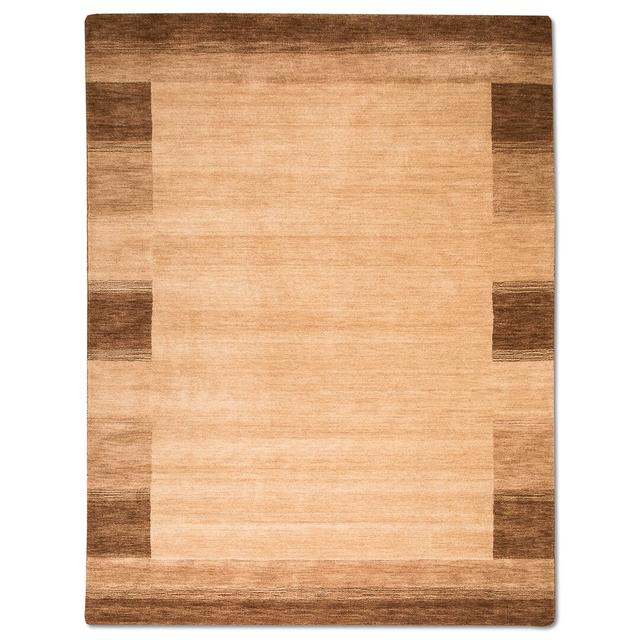 Trevin Hand-Knotted Beige Rug Ebern Designs Rug Size: Rectangle 70 x 140cm on Productcaster.