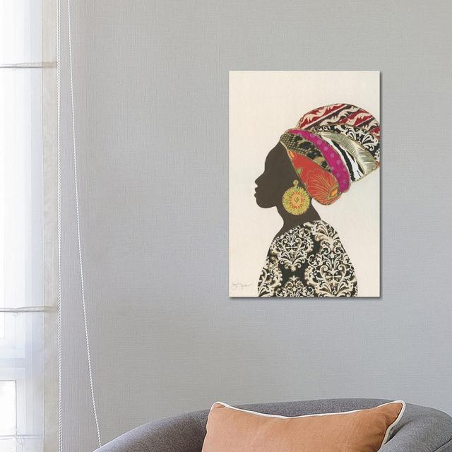 African Woman II by Tava Studios - Wrapped Canvas Print World Menagerie Size: 66.04cm H x 45.72cm W x 3.81cm D on Productcaster.