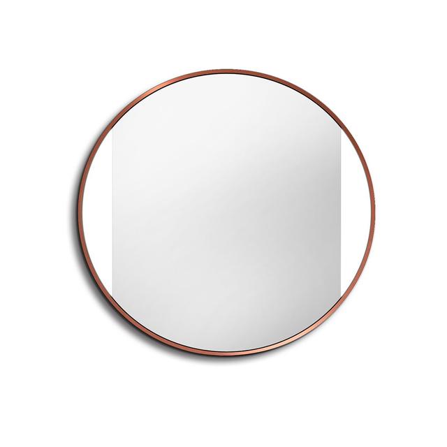 Galvin Accent Mirror Ebern Designs Finish: Copper on Productcaster.