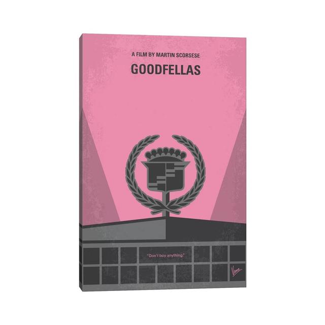 Goodfellas Minimal Movie Poster by Chungkong - Wrapped Canvas Print iCanvas Size: 66cm H x 46cm W x 1.9cm D on Productcaster.