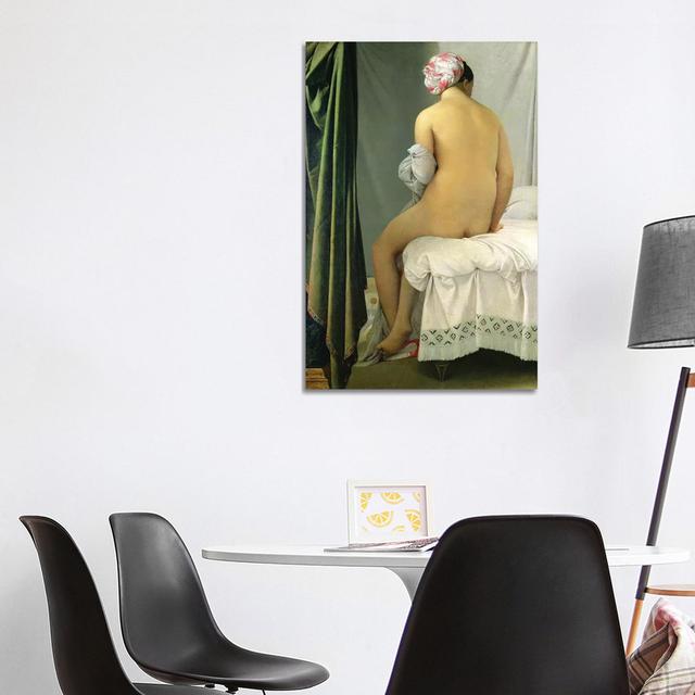 The Bather (Baigneuse Valpincon) by Jean-Auguste-Dominique Ingres - Wrapped Canvas Painting Rosalind Wheeler Size: 101.6cm H x 66.04cm W x 3.81cm D on Productcaster.