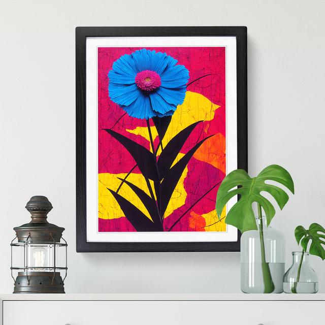 Carnation Flower - Single Picture Frame Graphic Art ClassicLiving Size: 64cm H x 46cm W x 2cm D, Format: Oak Framed on Productcaster.