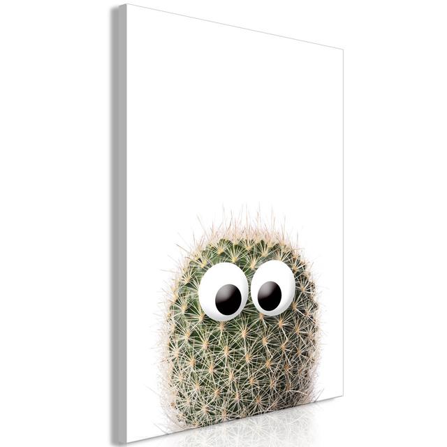 Leinwandbild Cactus With Eyes Gracie Oaks Größe: 80 cm H x 120 cm B on Productcaster.