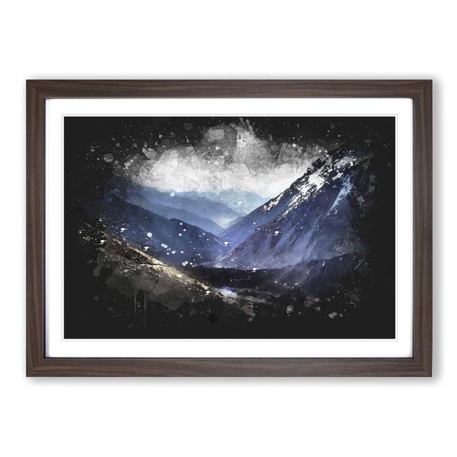 Trail in the Annapurna Circuit Nepal - Picture Frame Graphic Art Print East Urban Home Frame Option: Walnut Framed, Size: 33cm H x 45cm W x 2cm D on Productcaster.