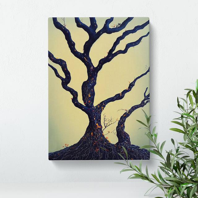 Mysterious Tree - Wrapped Canvas Print ClassicLiving Size: 50cm H x 35cm W x 3cm D on Productcaster.