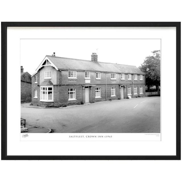 'Saltfleet, Crown Inn C1965' - Picture Frame Photograph Print on Paper The Francis Frith Collection Size: 31.5cm H x 38.8cm W x 2.3cm D on Productcaster.