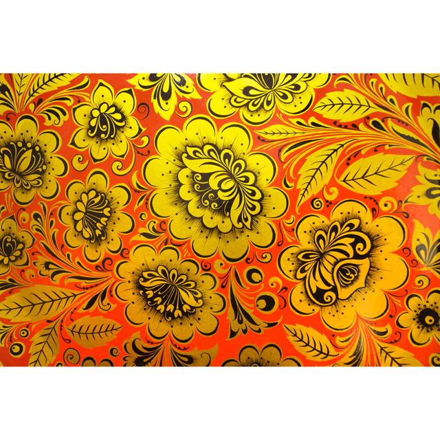 Russian Traditional Khokhloma Pattern by Fufunteg - Print Rosalind Wheeler Size: 30cm H x 46cm W x 3.8cm D on Productcaster.