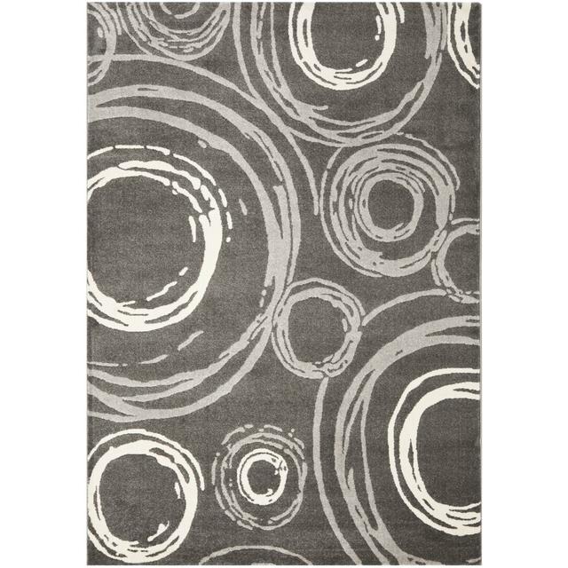 Shefford Dark Grey/Beige Area Rug Ebern Designs Rug Size: Rectangle 160 x 231cm on Productcaster.