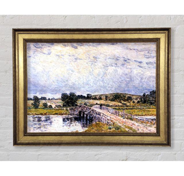 Hassam The Bridge From Old Lyme - Single Picture Frame Art Prints Bright Star Size: 42cm H x 59.7cm W x 8cm D on Productcaster.