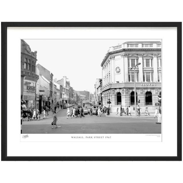 'Walsall, Park Street 1967' - Picture Frame Photograph Print on Paper The Francis Frith Collection Size: 60cm H x 80cm W x 2.3cm D on Productcaster.