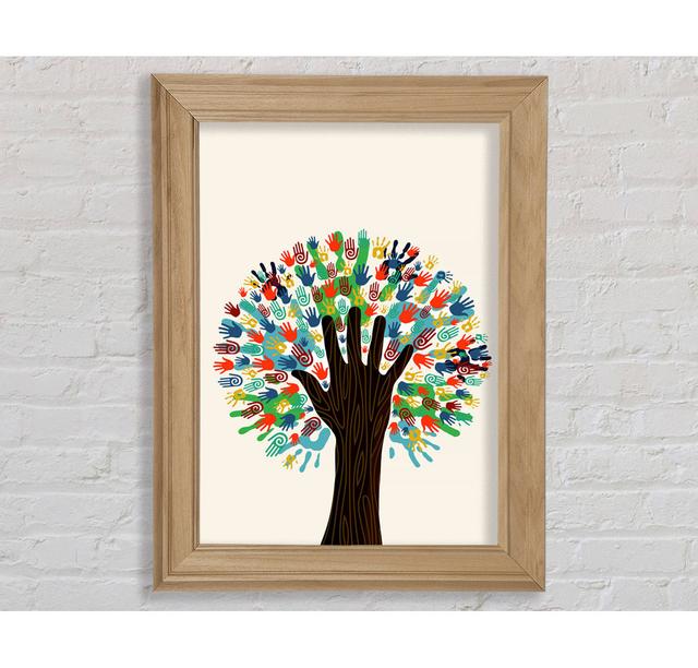 Hands Of Life - Single Picture Frame Art Prints Bright Star Size: 59.7cm H x 42cm W x 8cm D on Productcaster.