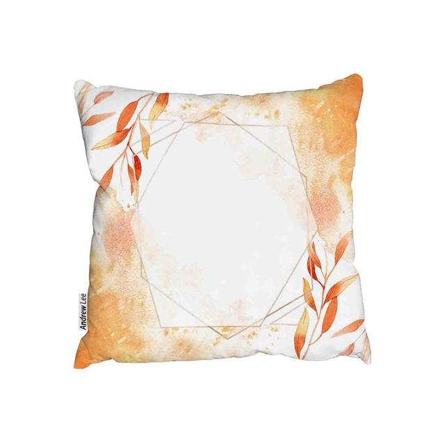 Indoor / Outdoor Square Throw Cushion Andrew Lee Size: 45cm H x 45cm W on Productcaster.