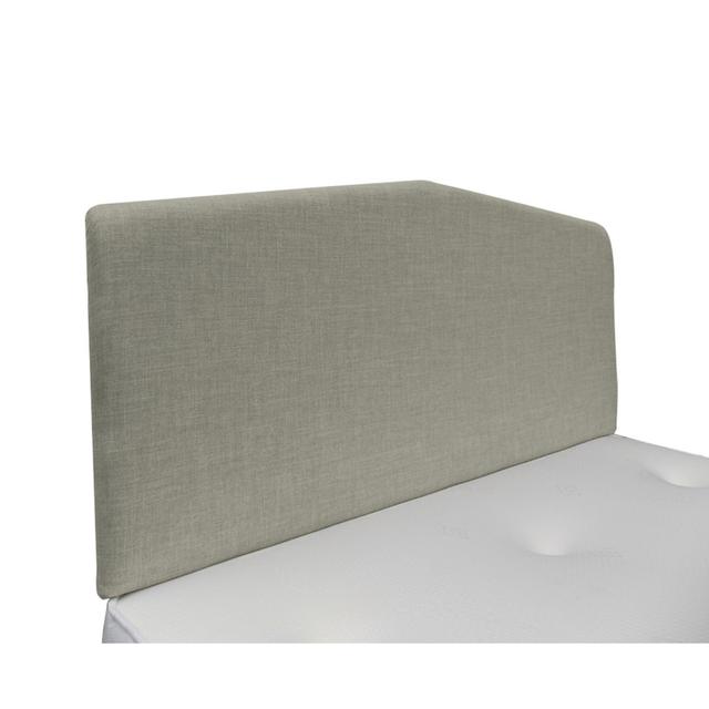 Burchett Upholstered Headboard 17 Stories Size: Super King (6'), Upholstery: Plush Velvet, Colour: Silver on Productcaster.