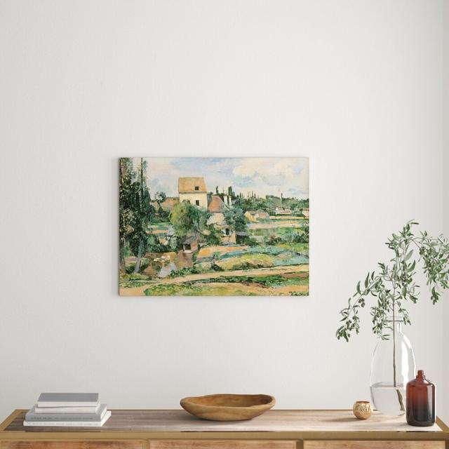 Moulin de la Couleuvre at Pontoise, 1881 by Paul Cezanne Framed Art Print East Urban Home Size: Large on Productcaster.