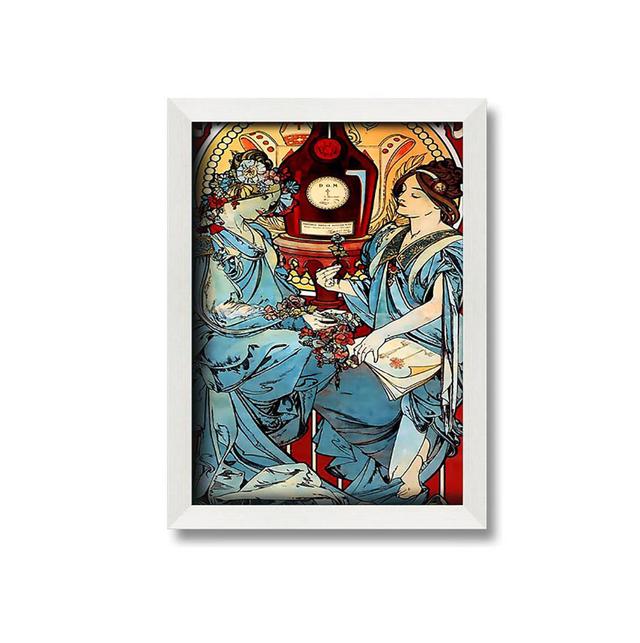 Alphonse Mucha Benedictine - Single Picture Frame Art Prints ClassicLiving Size: 84.1cm H x 59.7cm W on Productcaster.