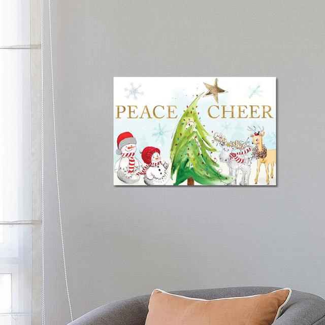 Whimsical Christmas by Patricia Pinto - Wrapped Canvas Print The Seasonal Aisle Size: 45.72cm H x 66.04cm W on Productcaster.