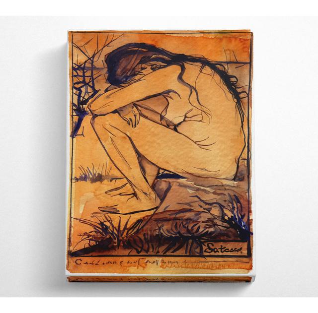 Van Gogh Sorrow 1 - Wrapped Canvas Art Prints ClassicLiving Size: 81.3cm H x 50.8cm W x 10cm D on Productcaster.