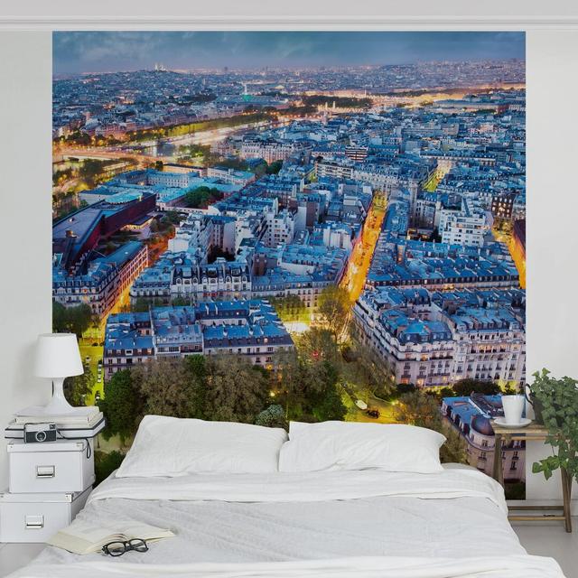 Paris 1.92m x 1.92m Textured Matte Peel & Stick Wall Mural East Urban Home Size: 1.92m x 1.92m on Productcaster.