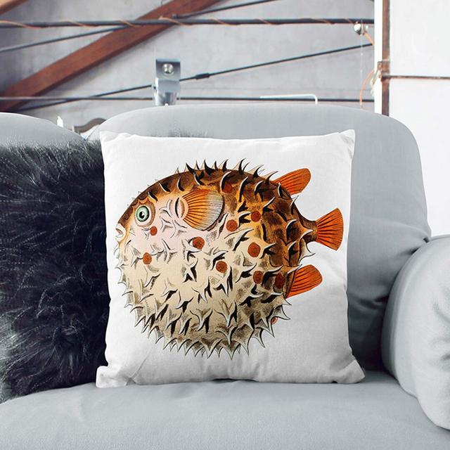 Balloon Fish Square Throw Cushion East Urban Home Size: 40 x 40 cm on Productcaster.