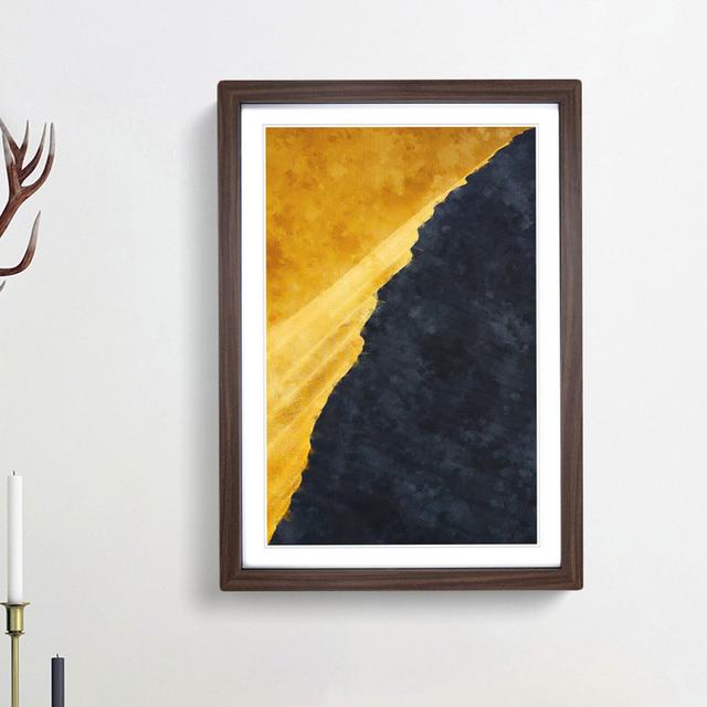 Edge of a Sand Dune - Picture Frame Painting Print East Urban Home Size: 45cm H x 33cm W x 2cm D, Frame Option: Walnut Framed on Productcaster.