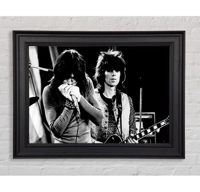 Rolling Stones Early Days On Stage - Print Ebern Designs Size: 59.7cm H x 84.1cm W x 8cm D on Productcaster.