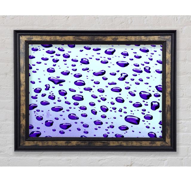 Purple Raindrops - Print Bright Star Size: 42cm H x 59.7cm W x 8cm D on Productcaster.