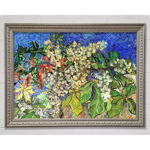 Blühende Kastanienzweige von Vincent Van Gogh - Einzelne Bilderrahmen Kunstdrucke Bright Star Größe: 84,1 cm H x 118,9 cm B on Productcaster.