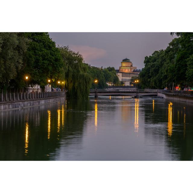 Isar River, Munich by Rippinlines - Wrapped Canvas Photograph 17 Stories Size: 61cm H x 91cm W on Productcaster.