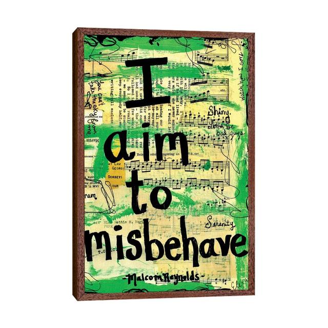 Misbehave Firefly Happy Larry Format: White Framed, Size: 66.04cm H x 45.72cm W x 3.81cm D on Productcaster.