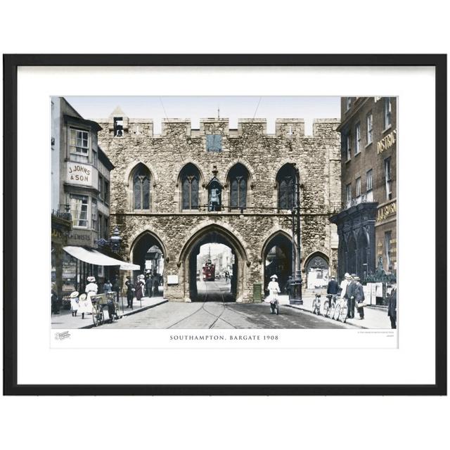 Southampton, Bargate 1908 by Francis Frith - Single Picture Frame Print The Francis Frith Collection Size: 40cm H x 50cm W x 2.3cm D on Productcaster.