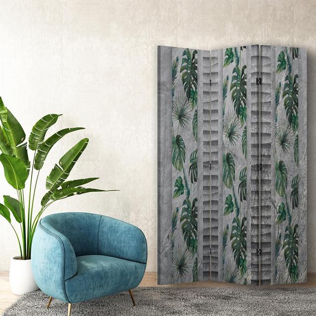 Room Divider Double-Sided, Monster Pattern East Urban Home Size: 170cm H x 110cm W x 3cm D on Productcaster.