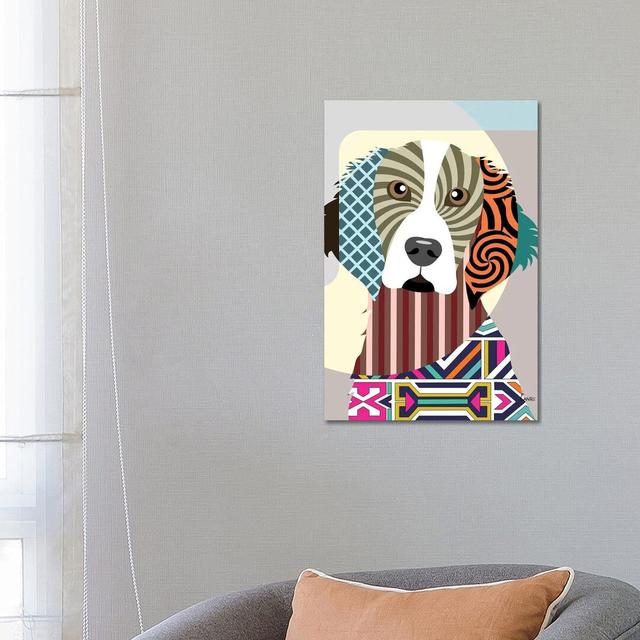 Welsh Springer Spaniel by Lanre Studio - Wrapped Canvas Gallery-Wrapped Canvas Giclée ClassicLiving Size: 66.04cm H x 45.72cm W x 3.81cm D on Productcaster.