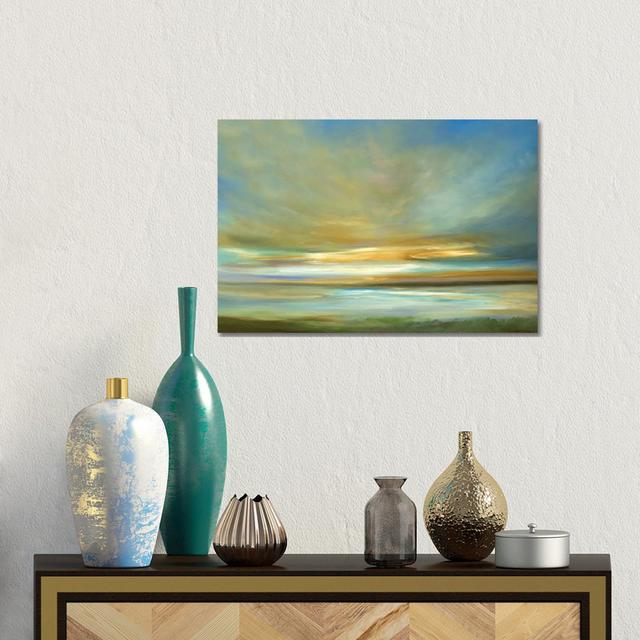 Light On The Dunes by Sheila Finch - Painting on Canvas East Urban Home Size: 30.48cm H x 45.72cm W x 1.9cm D, Format: Wrapped Canvas on Productcaster.