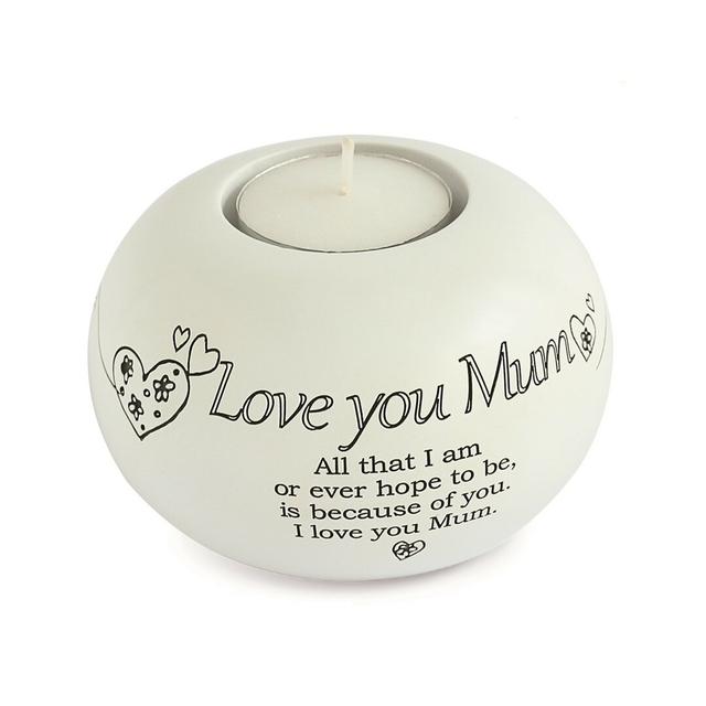 Love You Mum Tealight The Party Aisle on Productcaster.