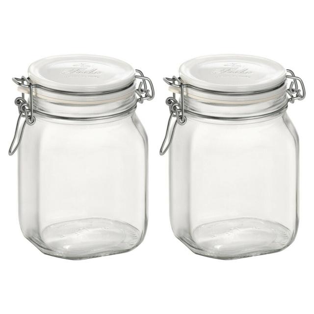 Fido 1000ml Storage Jar Bormioli Rocco Size: 2 Jars on Productcaster.