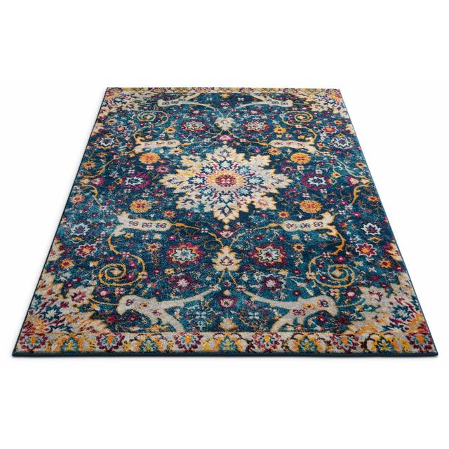 Binstead Wonderly Power Loom Blue Rug Latitude Vive Rug Size: Rectangle 240 x 300cm on Productcaster.