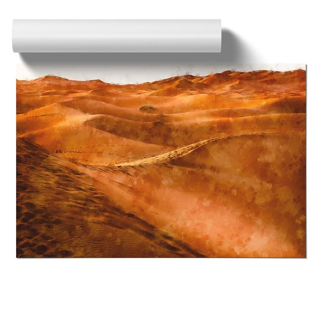 Sand Dunes in Morocco - Unframed Graphic Art East Urban Home Size: 21cm H x 30cm W x 0.1cm D on Productcaster.