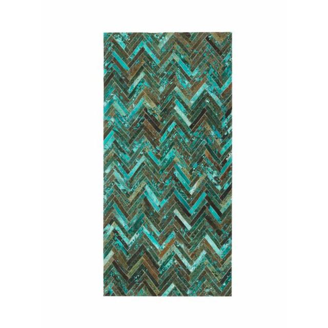 Whalen Chevron Hand Woven Rectangle 80 X 150cm Area Rug Union Rustic on Productcaster.