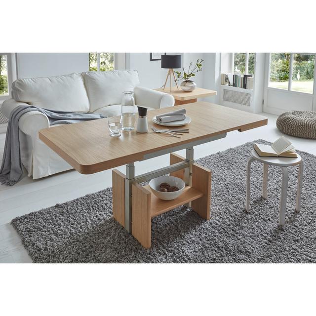 Jakelia Extendable Sled Coffee Table with Storage Ebern Designs Size: 56cm H x 110cm L on Productcaster.