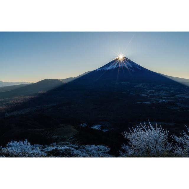 Mt. Fuji Sunrise by T-Tadanobu - Wrapped Canvas Print Alpen Home Size: 30cm H x 46cm W on Productcaster.