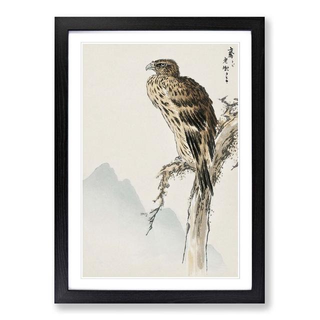 Kite Bird by Numata Kashu - Picture Frame Painting Print East Urban Home Size: 91cm H x 60cm W x 2cm D, Frame Option: Black on Productcaster.