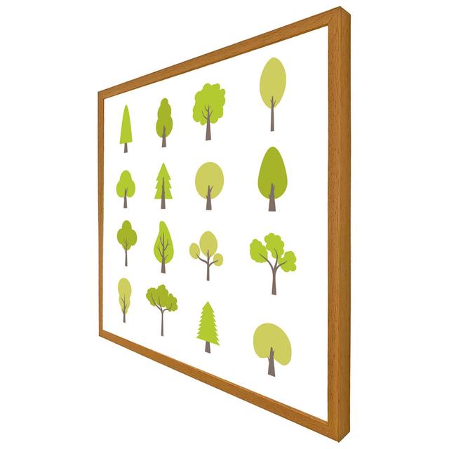 Erwinville Single Picture Frame Print ClassicLiving Frame Option: Oak Framed, Size: 41cm H x 41cm W x 4cm D on Productcaster.