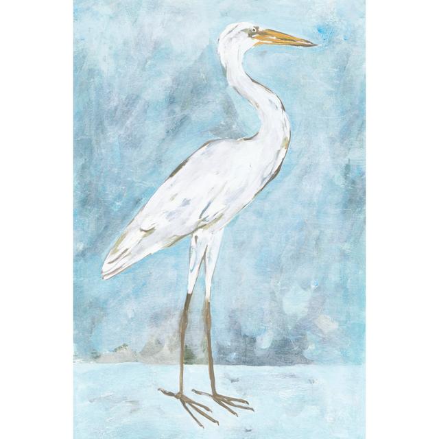 Snowy Egret II by Melissa Wang - Wrapped Canvas Art Prints Marlow Home Co. Size: 122cm H x 81cm W x 3.8cm D on Productcaster.