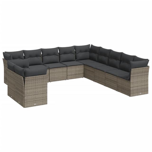 Aleezay 289 cm Breite Outdoor ModernMoments Farbe des Kissens: Dunkelgrau, Rahmenfarbe: Grau on Productcaster.