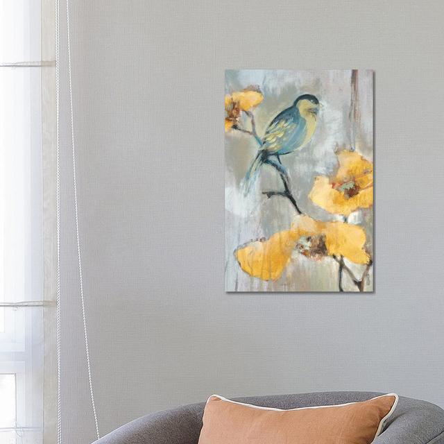 Bluebird I by Terri Burris - Gallery-Wrapped Canvas Giclée on Canvas Lark Manor Format: Canvas, Size: 66.04cm H x 45.72cm W x 1.905cm D on Productcaster.