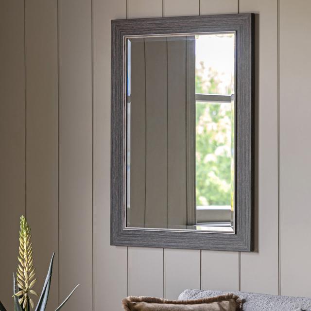 Shylo Mirror Brambly Cottage Finish: Silver, Size: 77" x 107" on Productcaster.