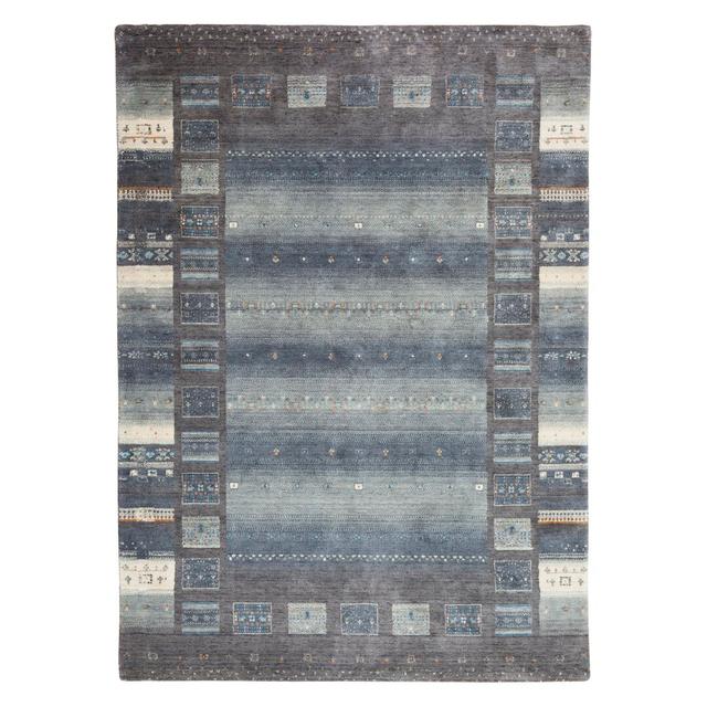 Anneliese Geometric Machine Woven Grey Area Rug World Menagerie Rug Size: Rectangular 170 x 240cm on Productcaster.