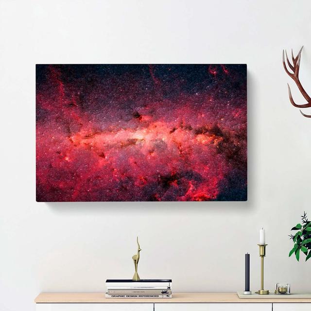 Out of Space Vol.39 in Abstract - Wrapped Canvas Graphic Art Print East Urban Home Size: 50cm H x 76cm W x 3cm D on Productcaster.