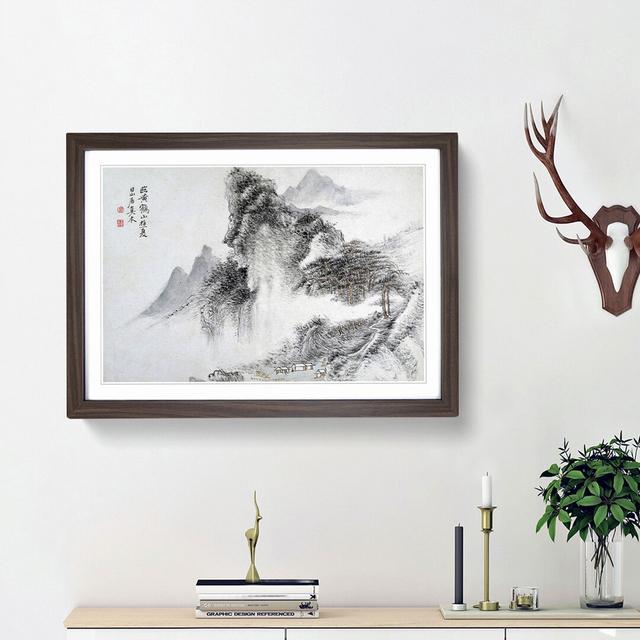 Landscape Vol.1 by Yun Shouping - Picture Frame Painting Print East Urban Home Frame Option: Walnut Framed, Size: 48cm H x 65cm W x 2cm D on Productcaster.